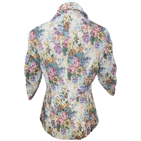 Karen Kane Tapestry Jacket Floral Print Size XS (2) - Picture 6 of 9